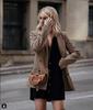 2025 European & American Style Women's Plaid Double-Breasted Autumn Coat In Top 5 Colors
