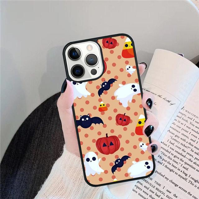 BOO! Happy Halloween Pumpkin Coque Shell For iPhone 17 Air 15 16e 14 13 12 Pro Max 11 Pro Max Plus Phone Case Cover