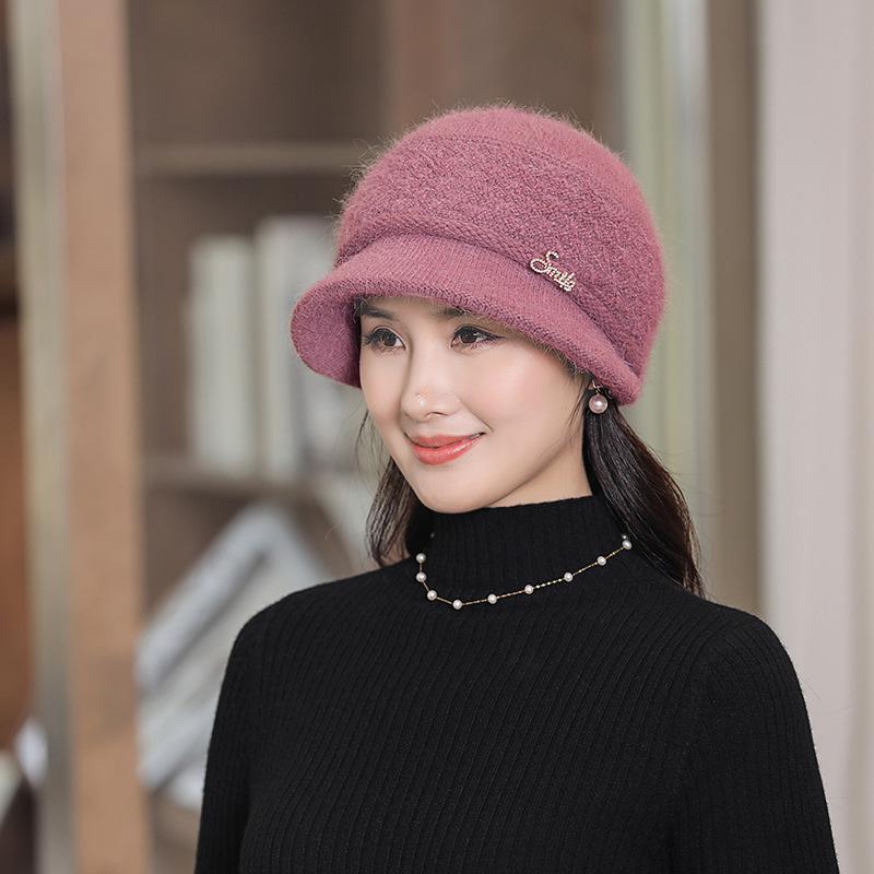 Women's Winter Hats Knit Adult Warm Cycling Sets Scarf Hat Knitted Skiing Windproof Hat Baseball Fashion Winter Warm Scarf