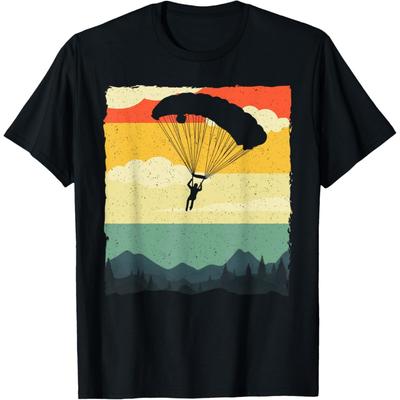 Skydiving Art For Men Women Parachute Skydive Sky Diving T-Shirt