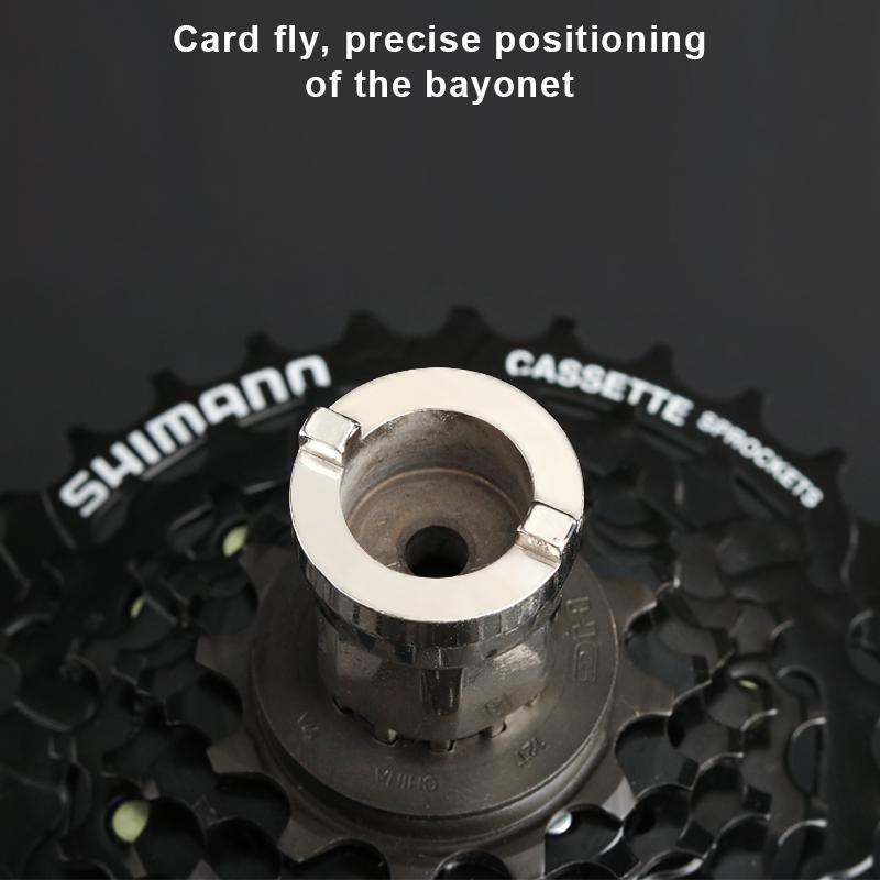 Bicycle Freehub Body Remover Stainless Steel Bike Hubs Tower Base Install Disassemble Tool With Sleeve Flower Drum Removal Tools