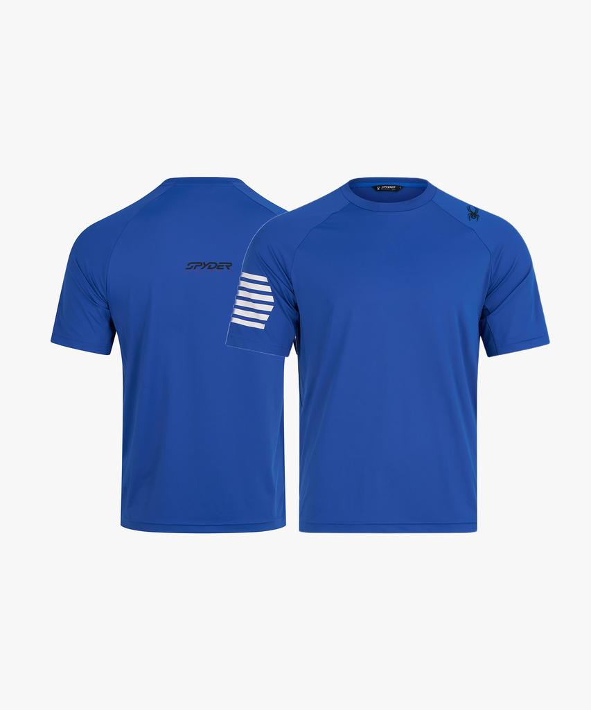 SPYDER Men'S Comfortech Cool Performance Radpad Short Sleeve T-Shirt Splmcnrs202Mblu