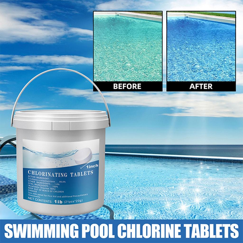 Tablets For Cleaning Swimming Pools Are Used In Swimming Pool Water Buckets,1 Pound