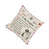 Square Pillow Decorative Envelope Husband Anniversary Decoration Wife Pillowcase Christmas Pillowslip Shape Home Cover
