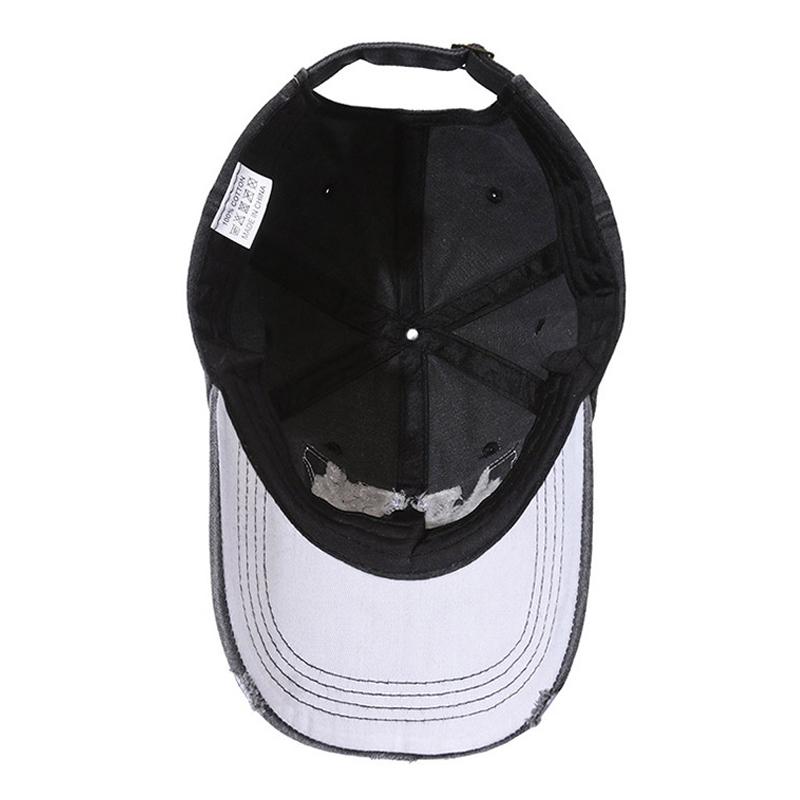 Spring Autumn Letter Embroidered Baseball Cap Men's Outdoor Sports Cap Women's Ponytail Panama Cap Sun Visor Hat