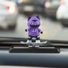 Cute Cat Car Decorations Cartoon Cat Skateboard Ornaments Colorful Metal Car Decor Cute Auto Ornament For Travel Daily Life