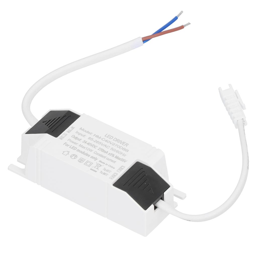 12W LED Driver Constant Current 270mA Input AC85‑265V Output DC24‑40V Power Transformer