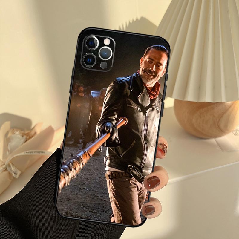 The Walking Dead Negan Phone Case For iPhone 16 14 13 12 11 15 17 Pro Max 13 Mini 15 16 Plus 16e 17 Air Cover Funda