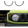 SHINEKA Auto Frontscheinwerfer Lampe Dekoration Abdeckung Aufkleber für Suzuki Jimny 2019 2020 2021 2022 2023 2024 Exterieur Zubehör
