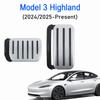 30S Easy Install Performance Pedal Pads Cover Foot Aluminum Non-Slip Pedals Accessories for Tesla Model Y 3 Highland 2025 2025