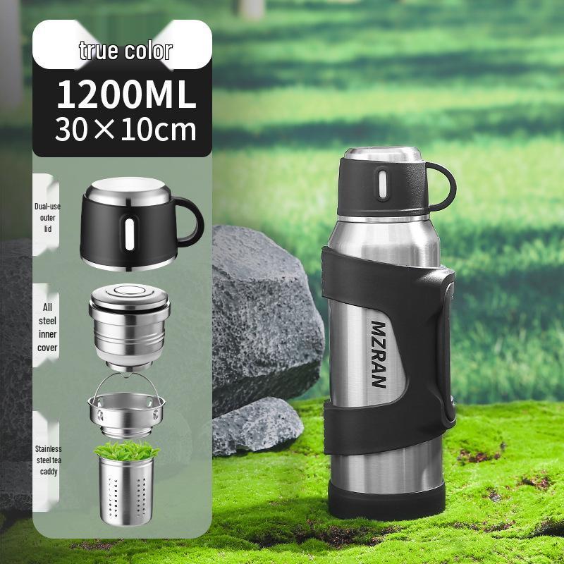 2026 Year of the Horse 316 Stainless Steel Travel Thermos - Large Capacity, Insulated for Hot & Cold