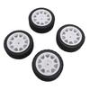 4PCS RC   Tires Fit for    01 XV02 70mm 1:10 Scale Plastic Nylon RC Car Wheel Hub Tire