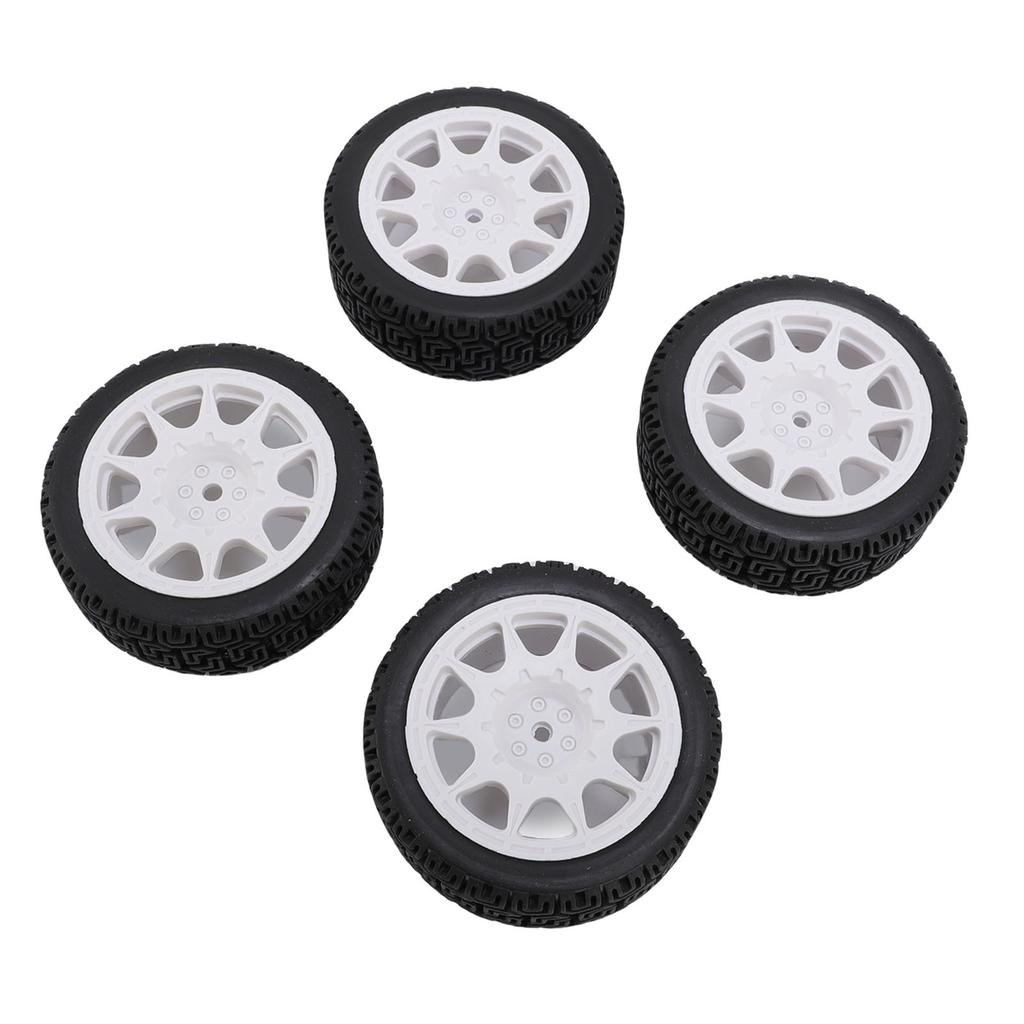 4PCS RC   Tires Fit for    01 XV02 70mm 1:10 Scale Plastic Nylon RC Car Wheel Hub Tire