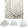 Ultra-absorbent White Chenille Replacement Mop Pads For Vileda Steam Mops