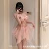 Sexy Lingerie Pure Desire Wind Sleeping Clothes Women's Uniform Qqny Small Chest Vest Mesh Skirt Suit