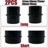 2X 42/60/75/80/90mm Car Heater Ducting Reducer Hose Outlet Tube Connector Heater Ducting Pipe Joiner For Eberspacher Webasto