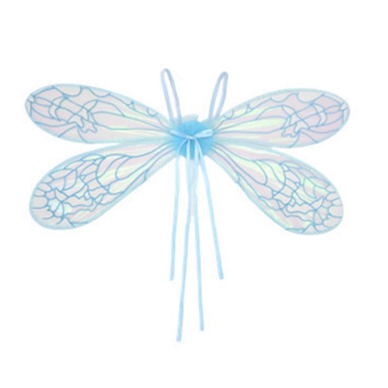 Dress Up Cicada Wing Light Up Dragonflies Wing Halloween Costume Wing LED Elves Wing Princess Wing for Women Girls Teens