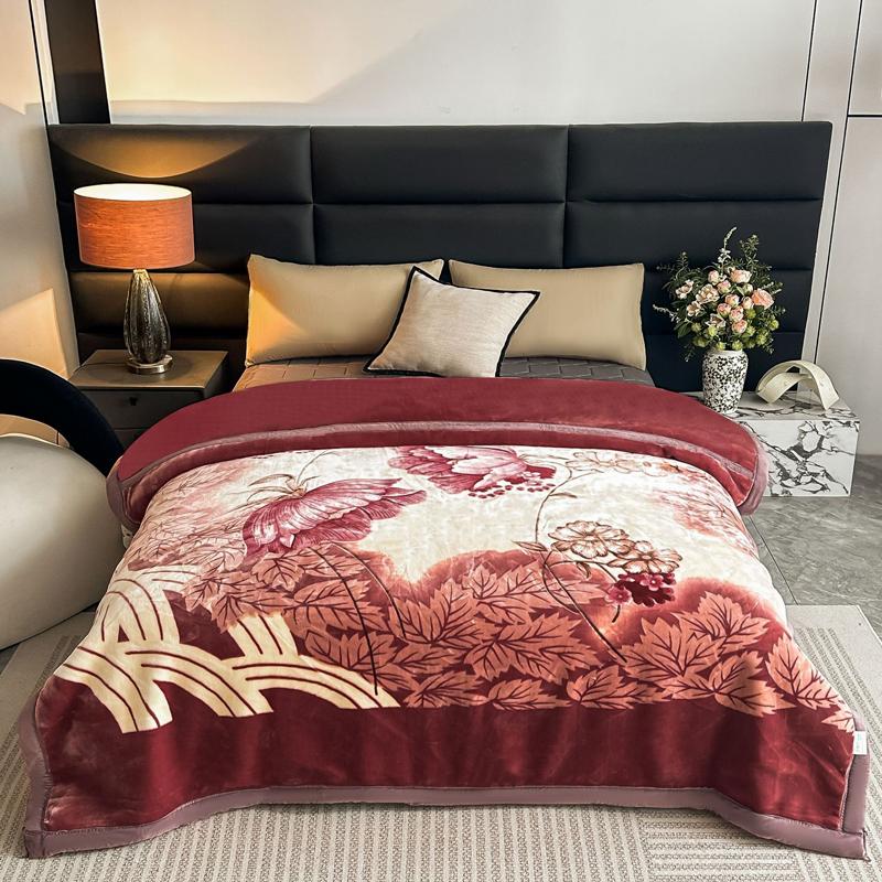Double Layer Raschel Winter Blankets 150*200cm
