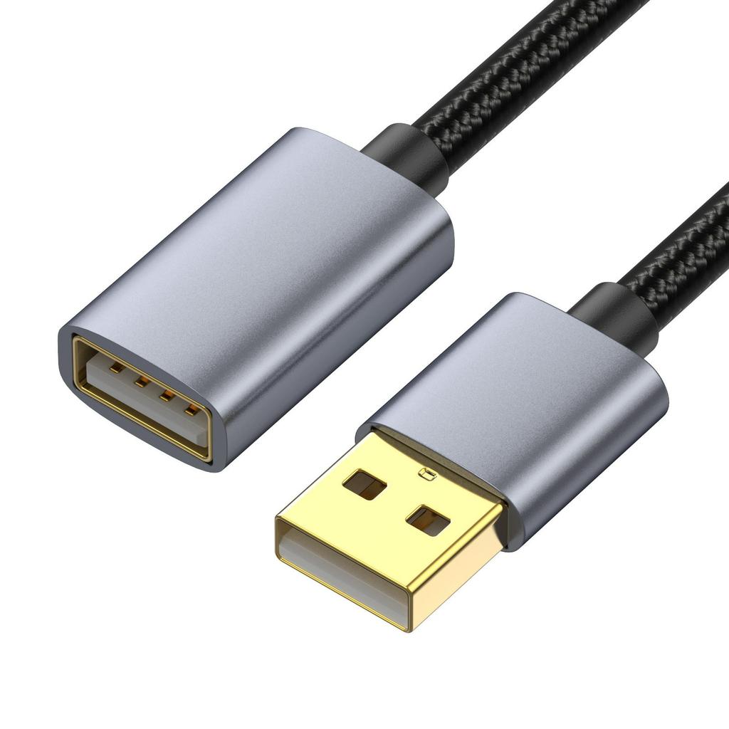 USB Extension Cable 1.8m USB 2.0 Type A Male to Female Extender Cord for Printer,Keyboard,Mouse,Flash Drive