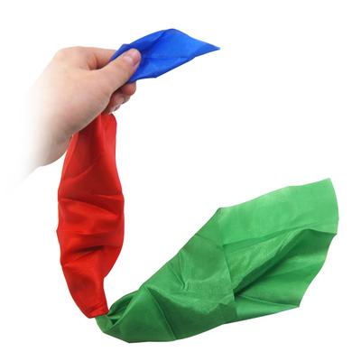 Pañuelo de Seda Cambiante de Color 22cm * 22cm Pañuelo de Seda se Transforma Instantáneamente Pañuelo de Seda Mágico Juguete de Mago Magia de Escenario Accesorios de Magia