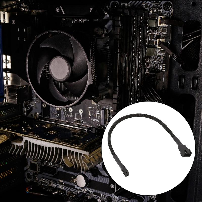 PWM Fan Splitter 4Pin Adapter Cable 1 To 1 2 3 Computer CPU Fan Splitter PC Fan Extension Power Cable Cooling Splitter