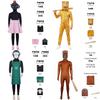 Costume Cosplay Brainrot Italiano Con Materiale in Poliestere Per Role Play Anime