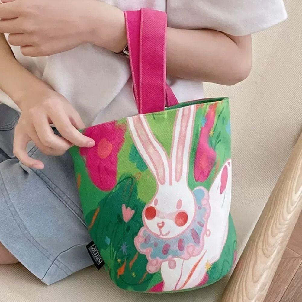 

Graffiti Handbag Oxford Cloth Bucket Bag Simple Shoulder Bag Cosmetic Bag