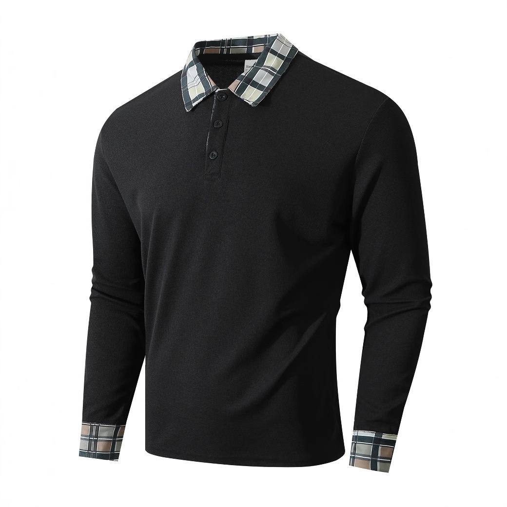 Men S Autumn Casual Breathable Long Sleeve Polo Shirt S