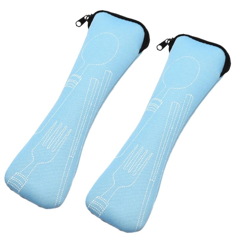 Torba Organizator na Sztućce Piknikowe Torba do Przechowywania Zastawy Stołowej Przenośna Torba na Sztućce