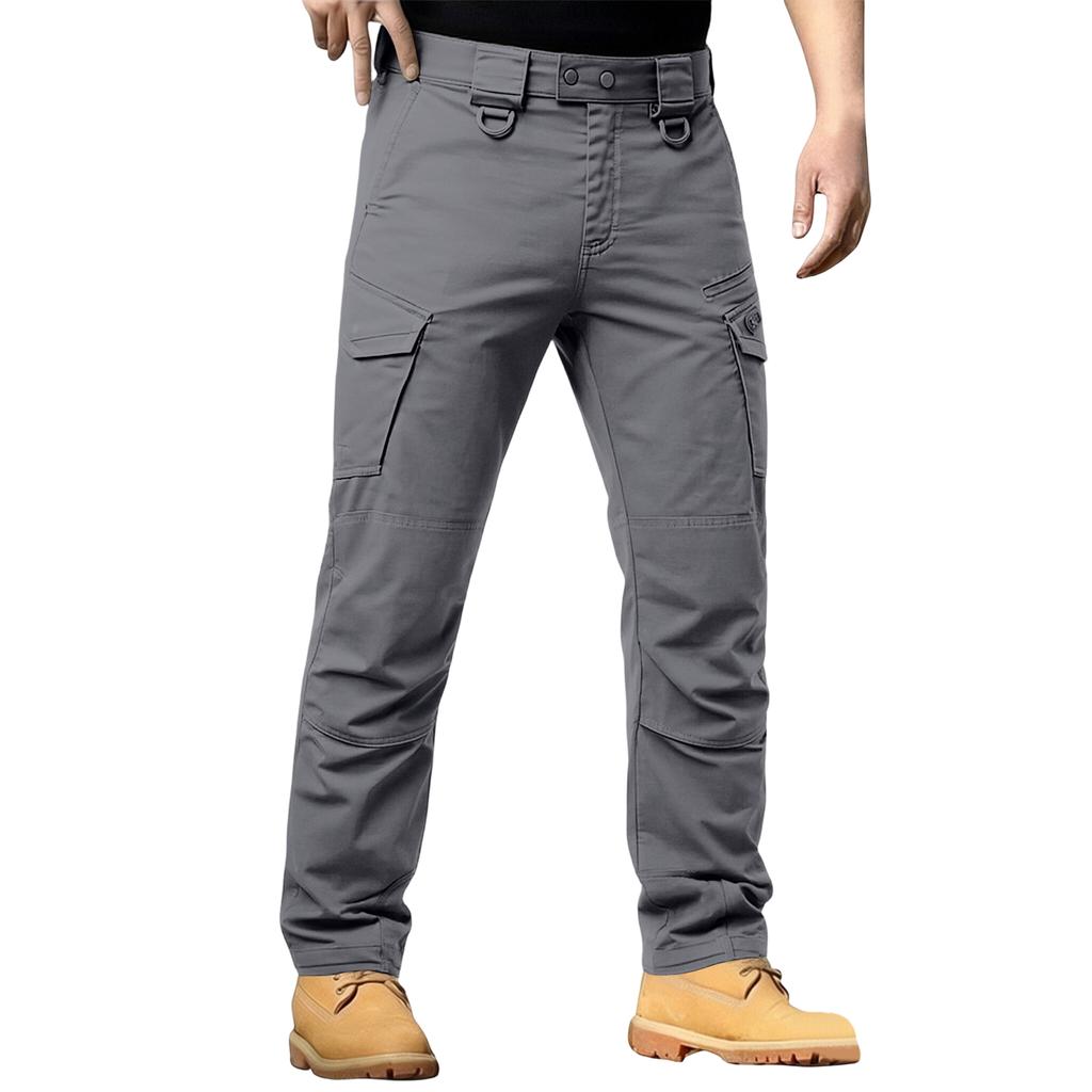 Men's Outdoor Hiking Tactical Cargo Pants Breathable Quick Dry Stretch Work Pants with Multiple Pockets for Utility and Comfort