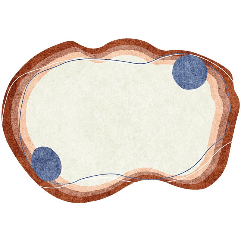 Japanese-style Irregular Carpets for Living Room Decoration Rugs for Bedroom Decor Carpet Non-slip Area Rug Short Pile Floor Mat