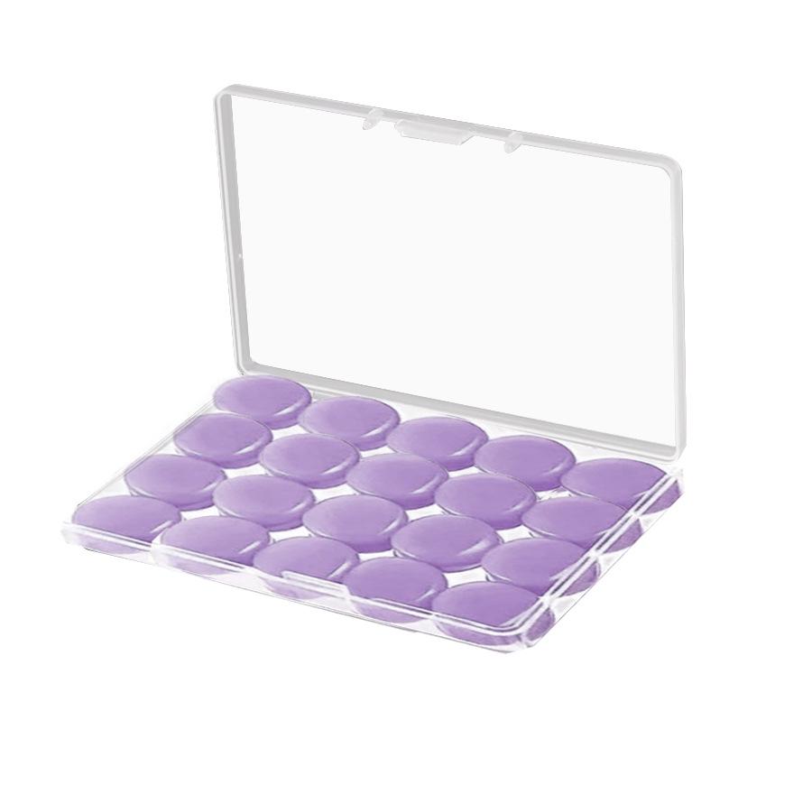 Heart-Shaped Silicone Earplugs Set - 20 Pieces, Noise-Reducing, Perfect for Swimming and Sleep