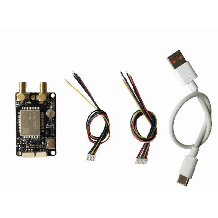 UM980 RTK GNSS Module Multi-Band GPS/BDS/GLONASS/Galileo for Drones Surveying High Accuracy Base Rover Replacement for ZED-F9P