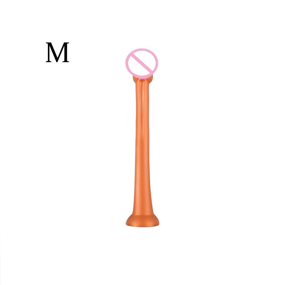 Long Butt Plug Liquid Silicone Anal Plug Big Dildos Stimulate Anus Suction Cup Soft Anal Dilator Penis Sex Toy Dick Sex Products