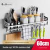 304 Stainless Steel Kitchen Organizer with Knife Holder