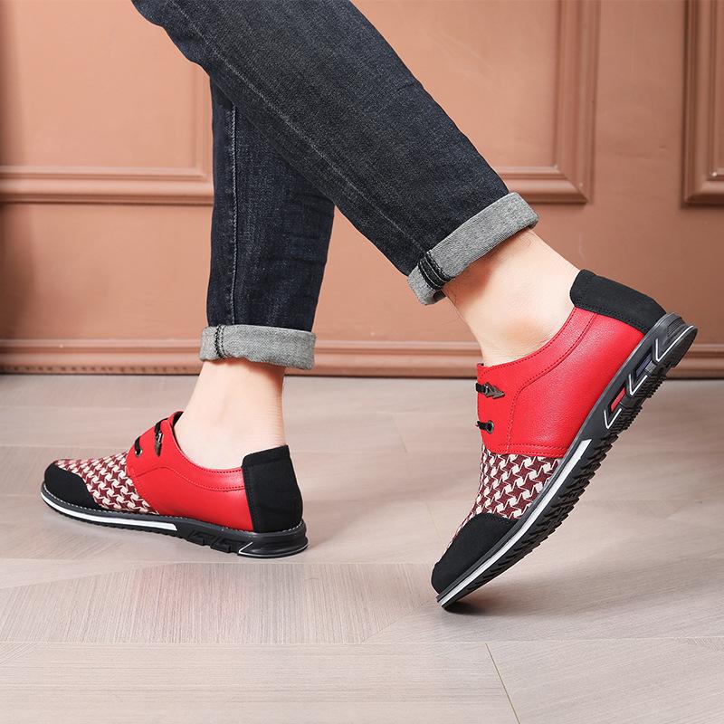 Xiyin men's casual single shoes Korean version of large-size men's shoes summer non-stinky feet versatile driving shoes 2025