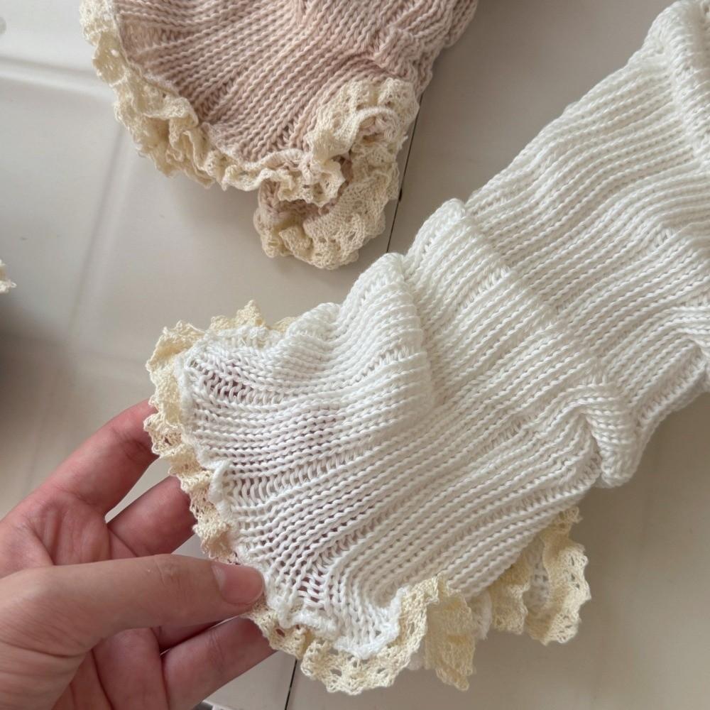 Y2K Pletené návleky na nohy Jednobarevné Dlouhé podkolenky Sladké ponožky do bot Podzim a Zima