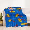 Colorful Creatures Pattern Flannel Blanket-Soft and Suitable for Sofas,Beds,Offices,Travel,All Seasons,Great Gift for Holidays and Birthdays.