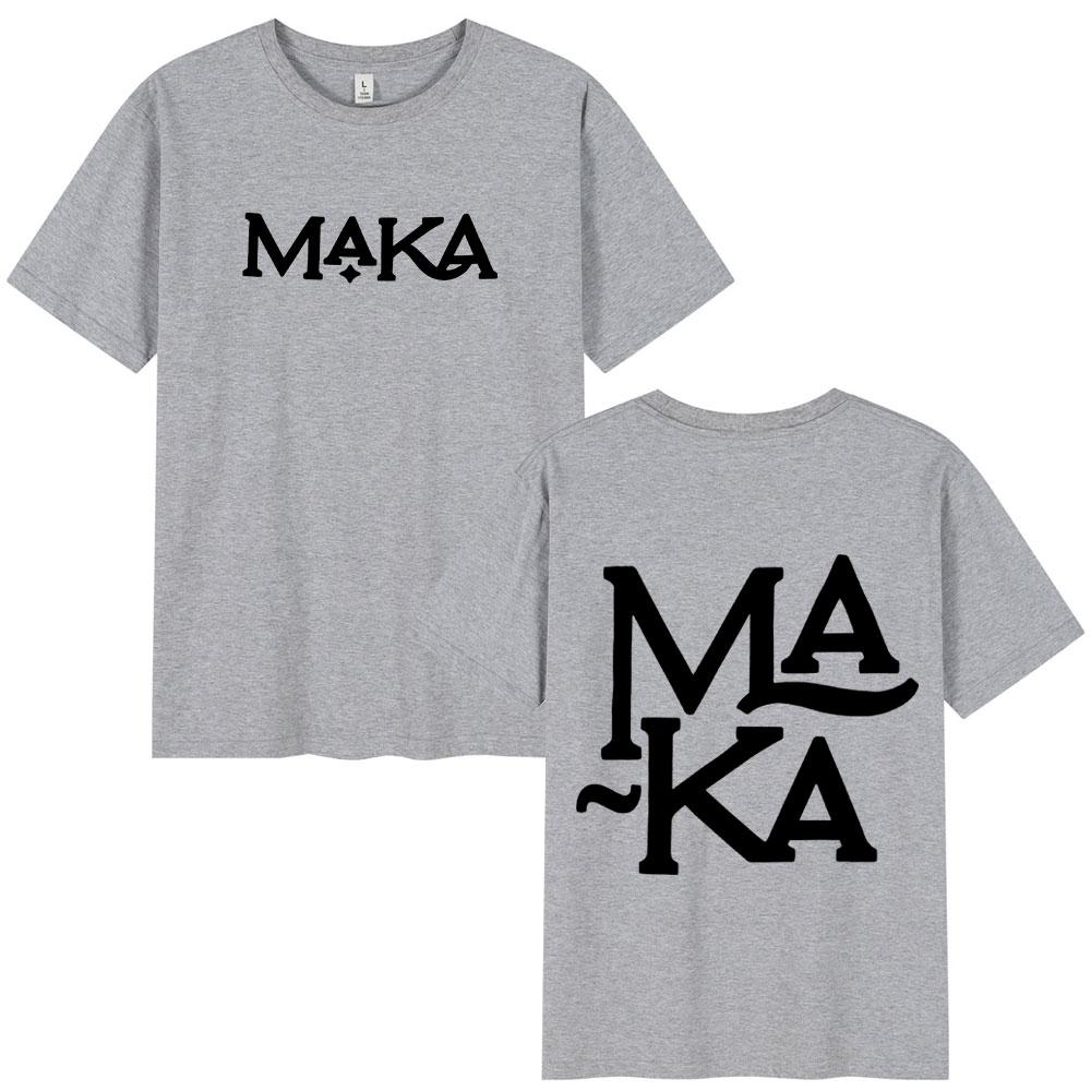 Rapper Maka Logo Merch T-shirts Men Women Clothing Fashion Hip Hop Retro T-shirt Cotton Comfort Short Sleeve T Shirt Streetwear