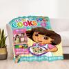 Dora Explorer Blanket Warmthful Decor Perfect for Office Chair Picnics Office Four Seasons Multipurpose Modern Ideal Gift For Birthday Valentine'S Day