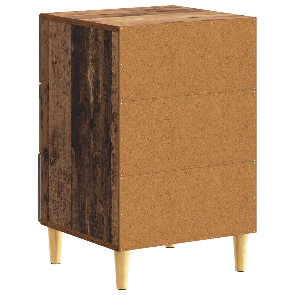 Nightstand Reclaimed Wood Style 43 x 39.5 x 66.5 cm Engineered Wood