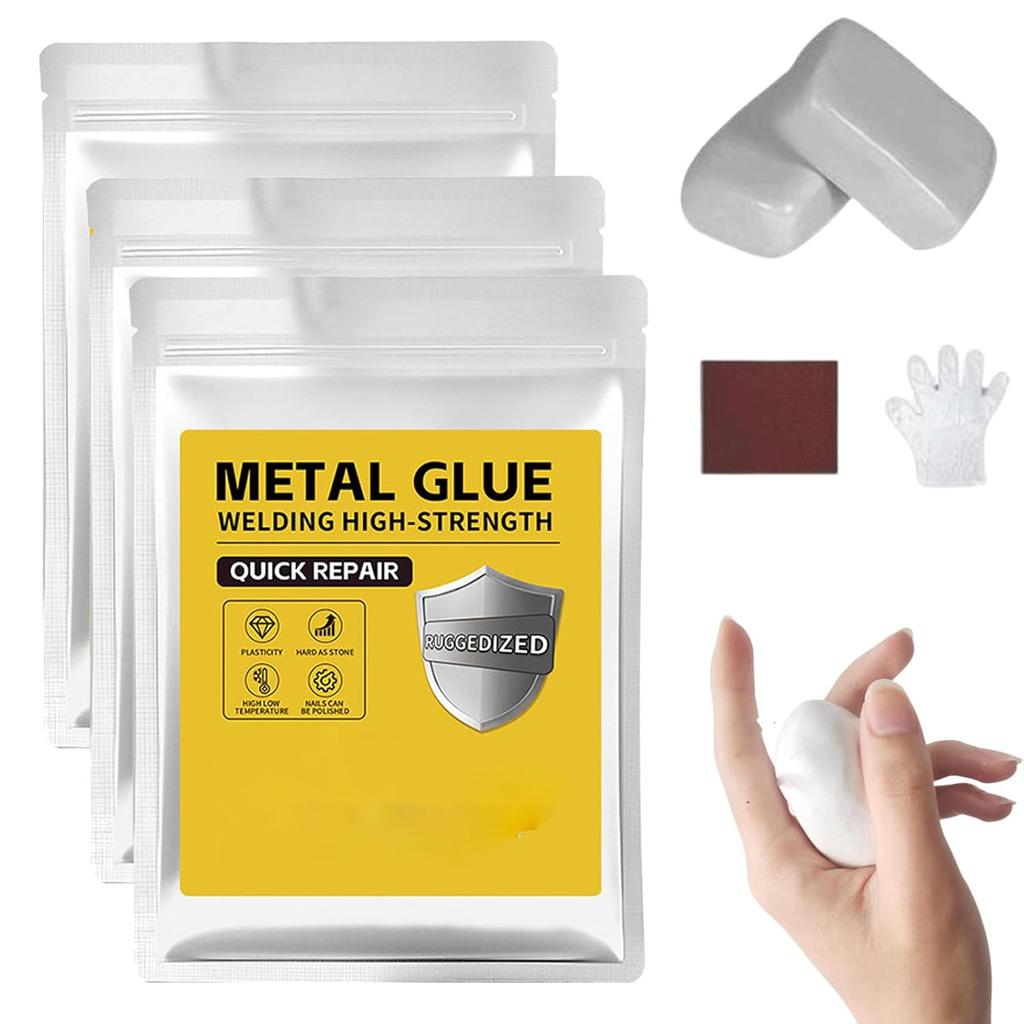 Mud Iron Adhesive Metal Ceramics Strong Adhesive Casting Repair Pipe Welding Adhesive Plastic Mud PVC Steel Mud Iron Glue