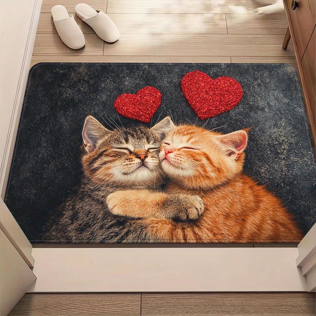 1Pcs Anti Fatigue Kitchen Rugs, Door Print Waterproof Non-Slip Thick Cushioned Mat Comfort Standing Mat