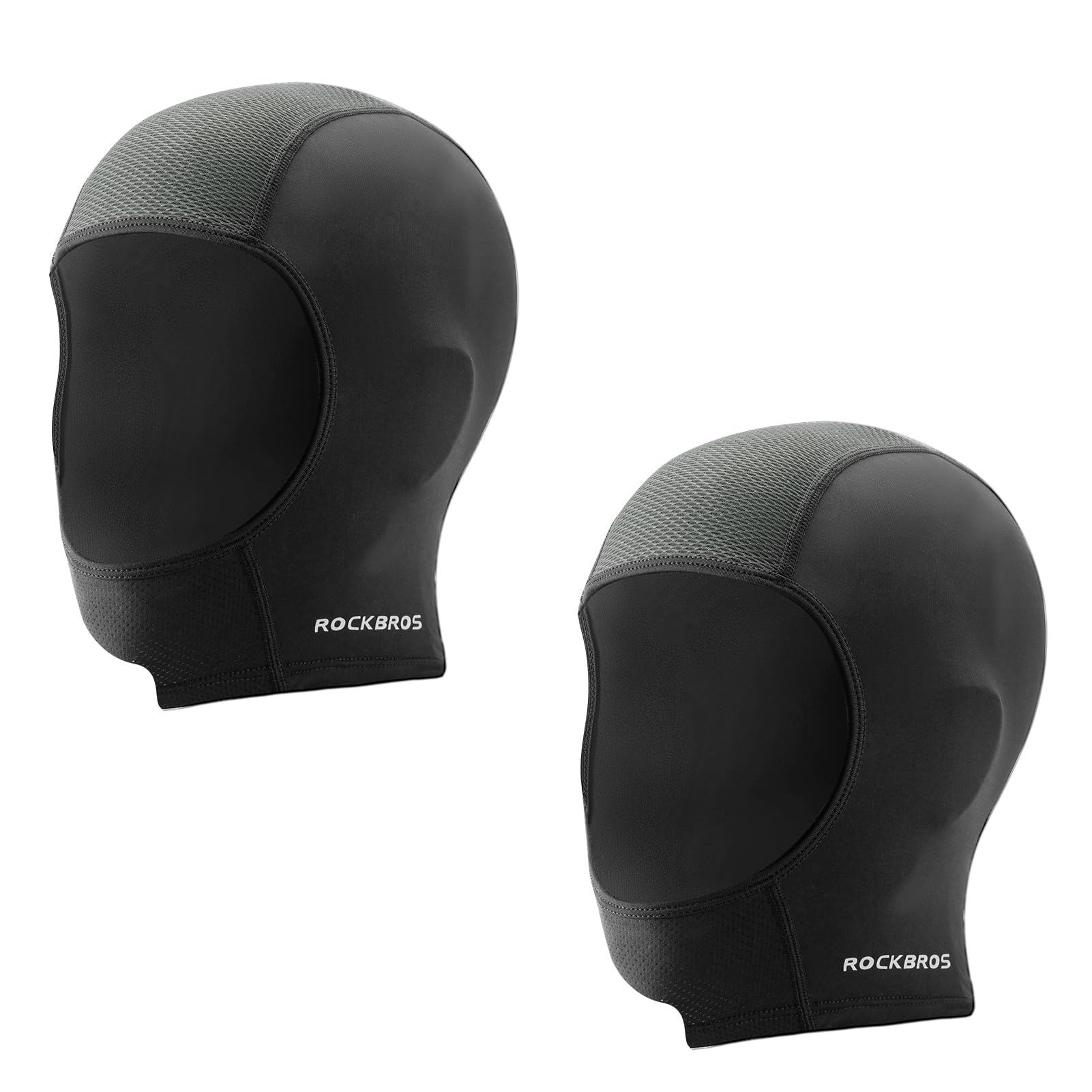 

ROCKBROS Balaclava Inner Summer Cooling Face Cover with UV and Stretchy Design for and Set of 2 for Men and Women Cap, Protection, Breathable, чёрный
