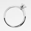 TIFFANY&Co. Solitaire Ring 0.32ct VS2/E/GOOD Pt950Platinum/diamond #4.5(US Size) 3g Women Used