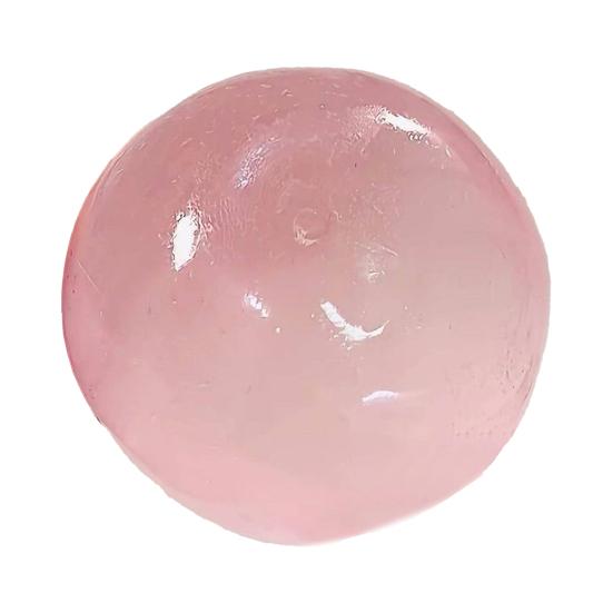 

Shapeable Clear Squeeze Ball Anxiety Relief DIY Moldable Stress Ball Slow Rising Stretchy Transparent Ball Sensory Fidget Toy рожевий