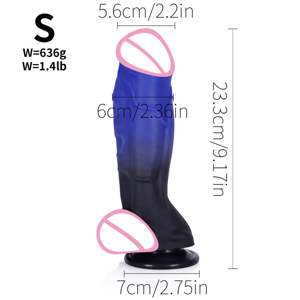 Super Large Female Simulation Big Penis Soft Silicone Dildo Adult Female Insert Sexy Masturbation Supplies Toys