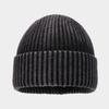 Fashion retro washed core-spun yarn knitted hat women's autumn and winter outdoor warm wool hat ear protection cold hat