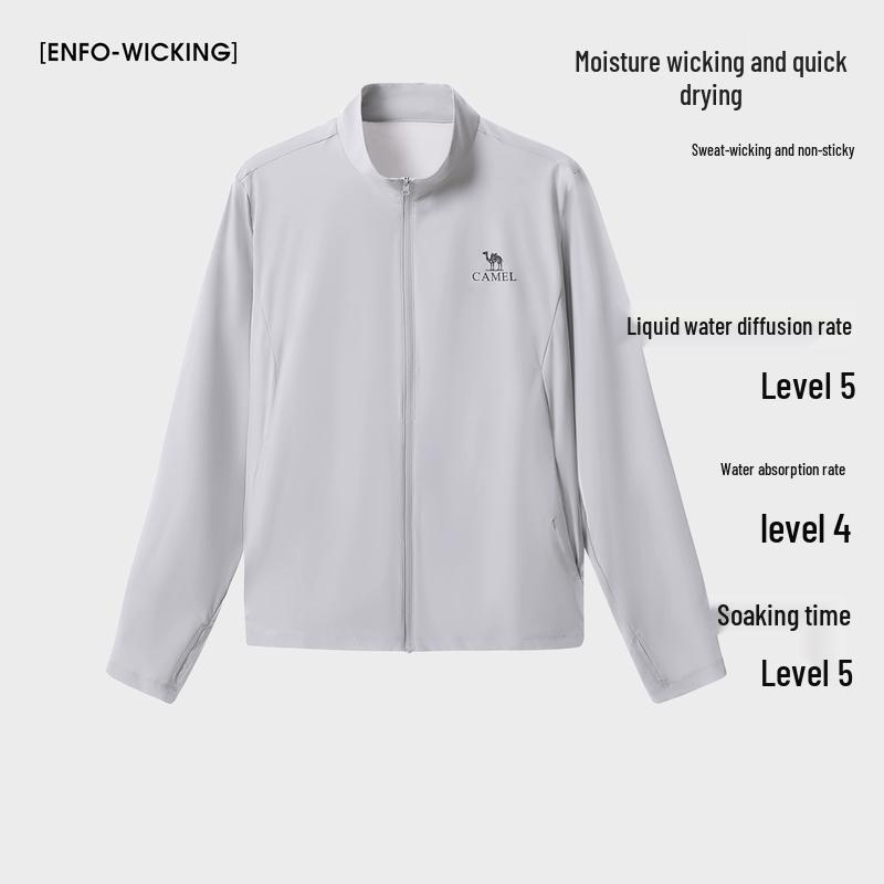 Camel Men's Lightweight UPF200+ UV Protection Jacket