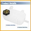 1 Set Coolant Radiator Reservoir Tank 95269001 Coolant Overflow Bottle with Cap for Buick for Chevrolet Replacement